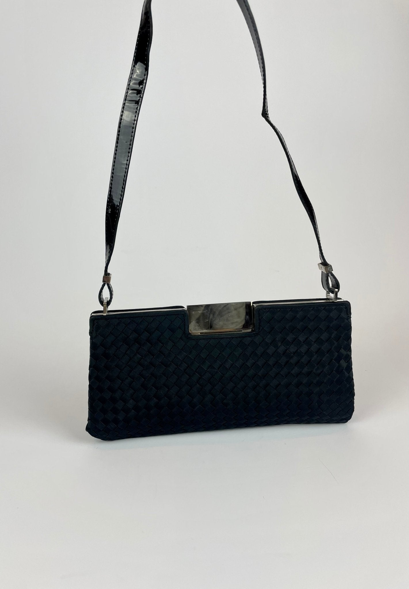 The Vintage Bag Bottega Veneta Sort Skuldertaske