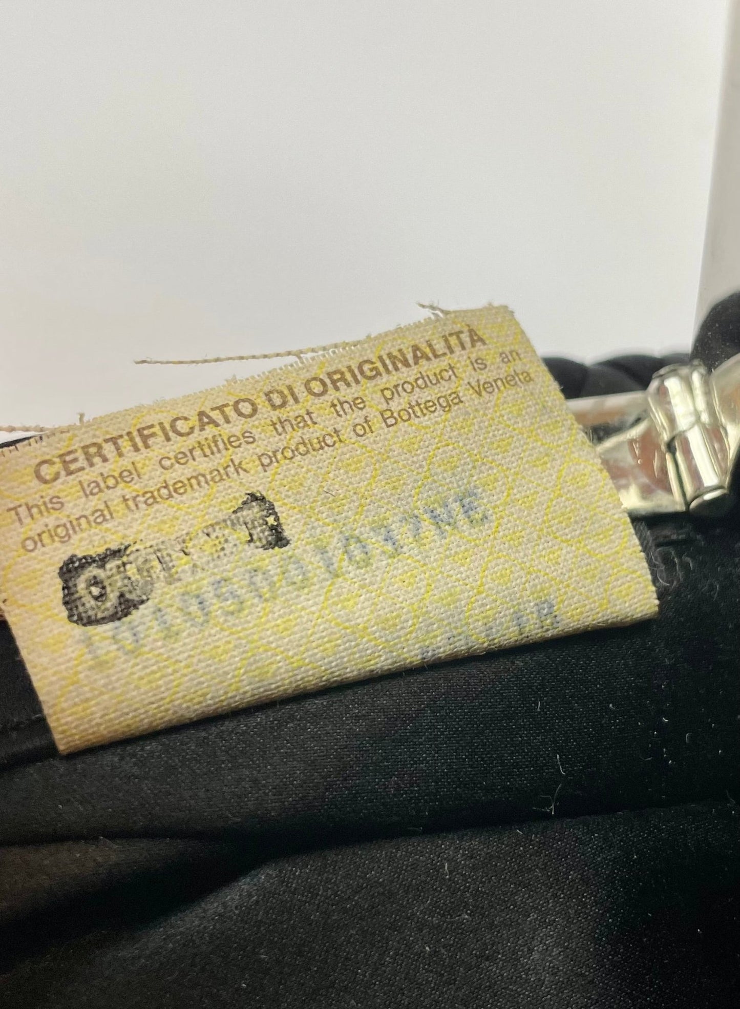 The Vintage Bag Bottega Veneta Sort Skuldertaske