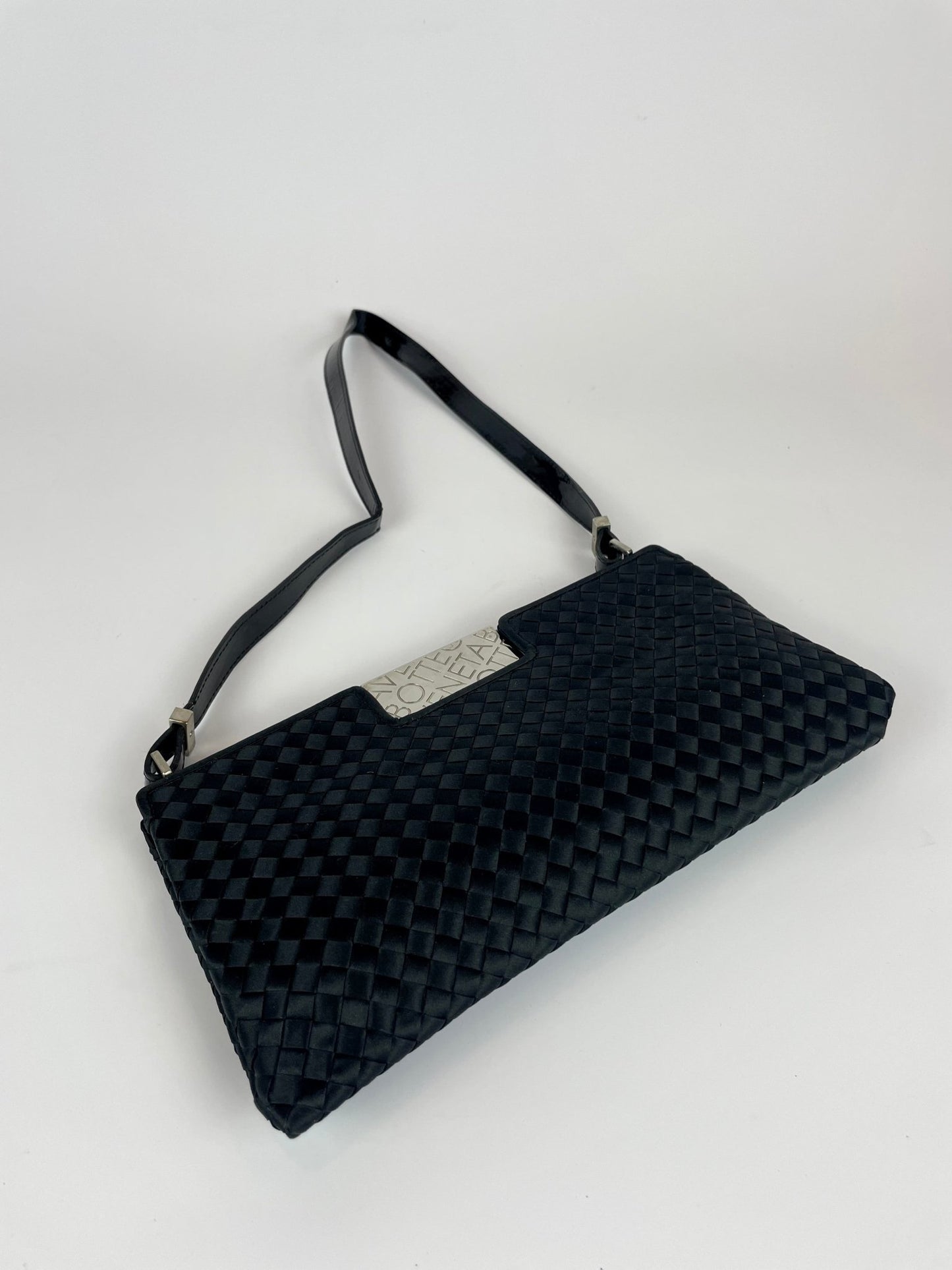 The Vintage Bag Bottega Veneta Sort Skuldertaske