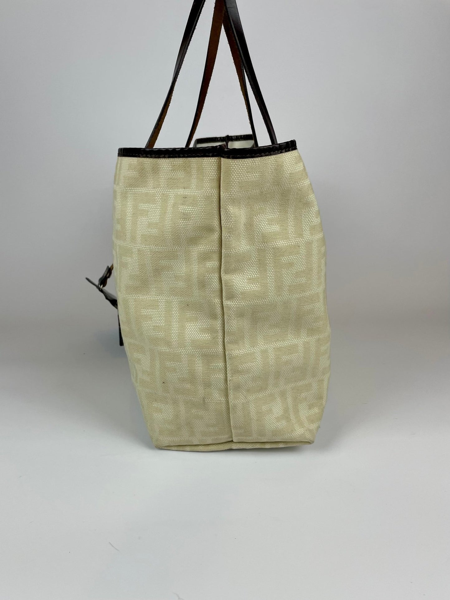 The Vintage Bag Fendi Zucca Monogram Tote