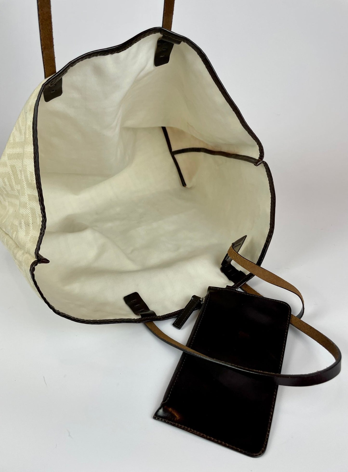 The Vintage Bag Fendi Zucca Monogram Tote