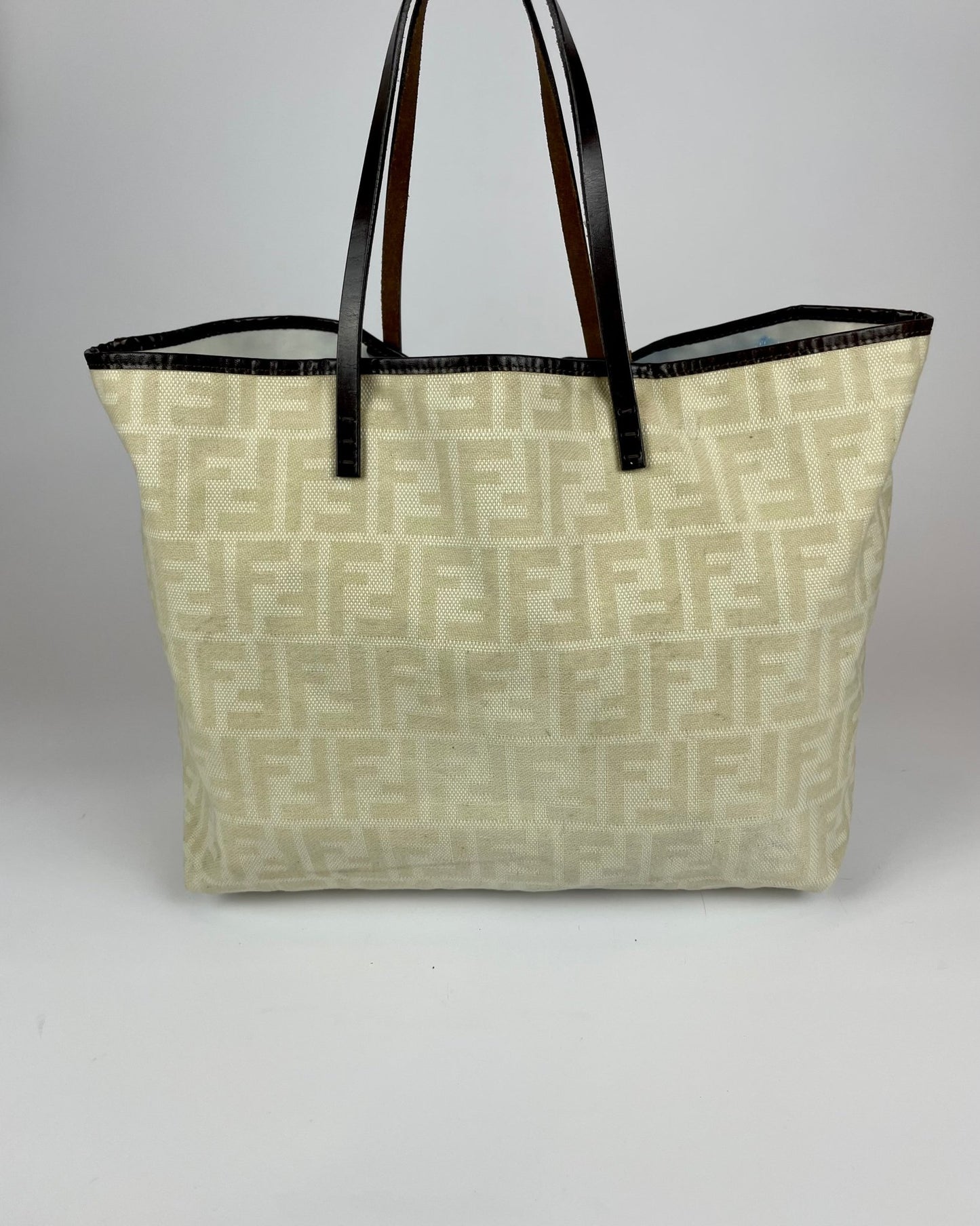 The Vintage Bag Fendi Zucca Monogram Tote