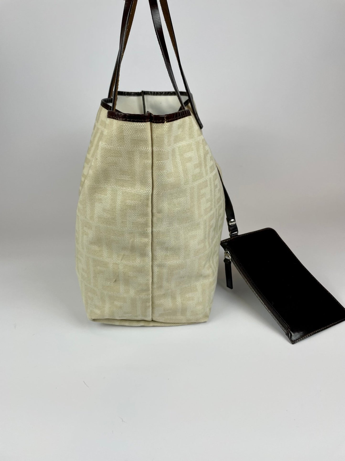 The Vintage Bag Fendi Zucca Monogram Tote