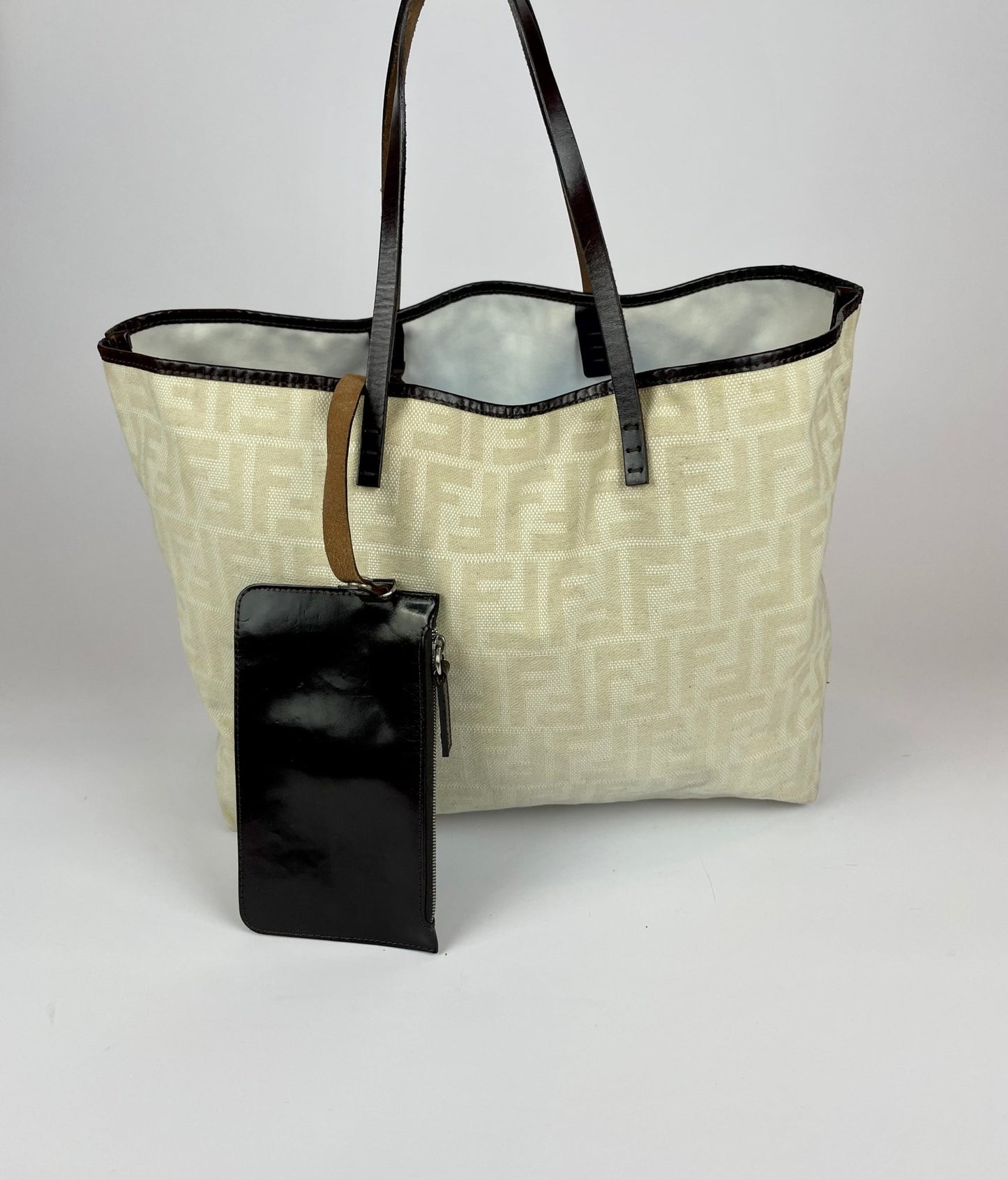 The Vintage Bag Fendi Zucca Monogram Tote