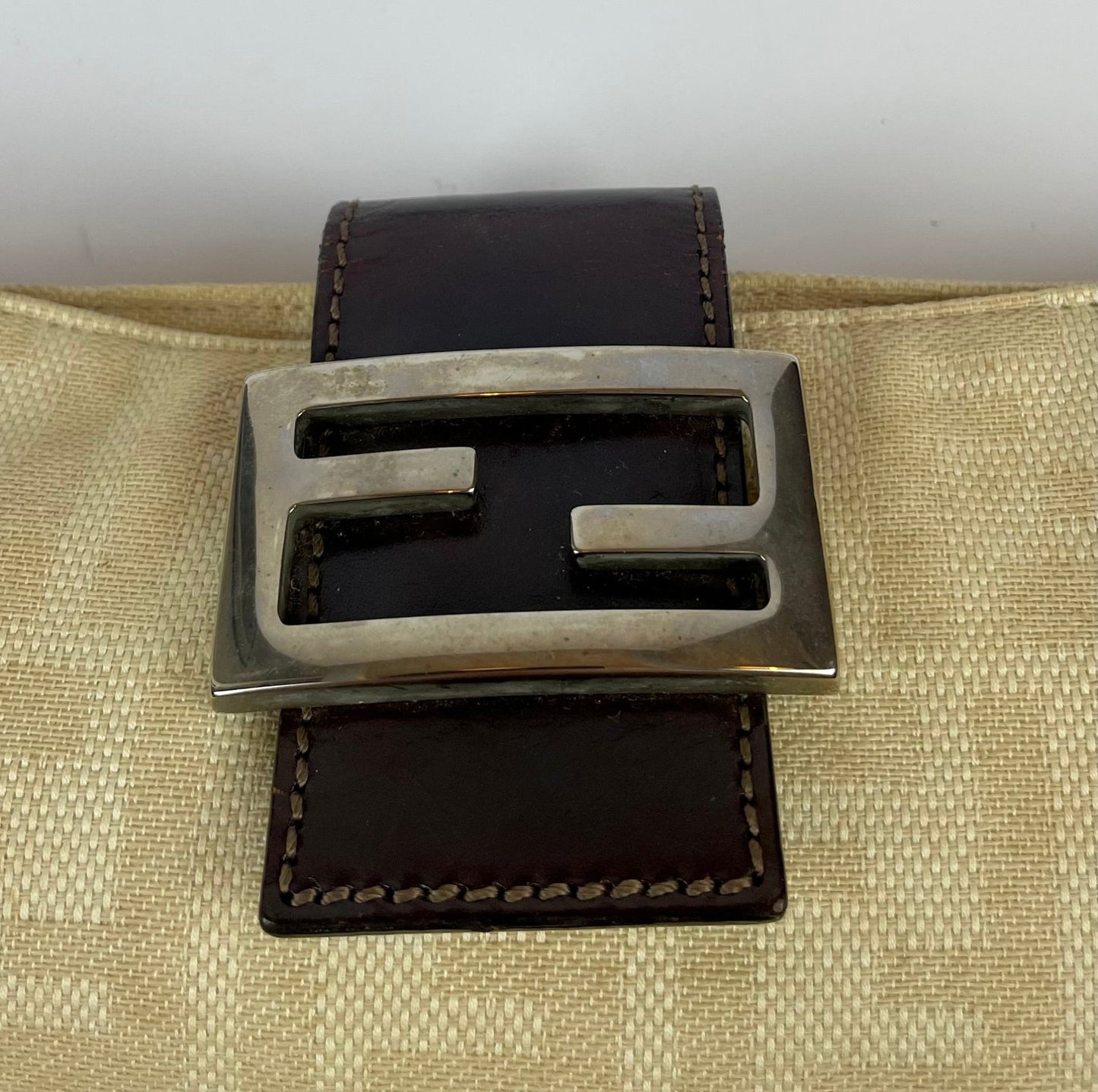The Vintage Bag Fendi Zucca Monogram Skuldertaske