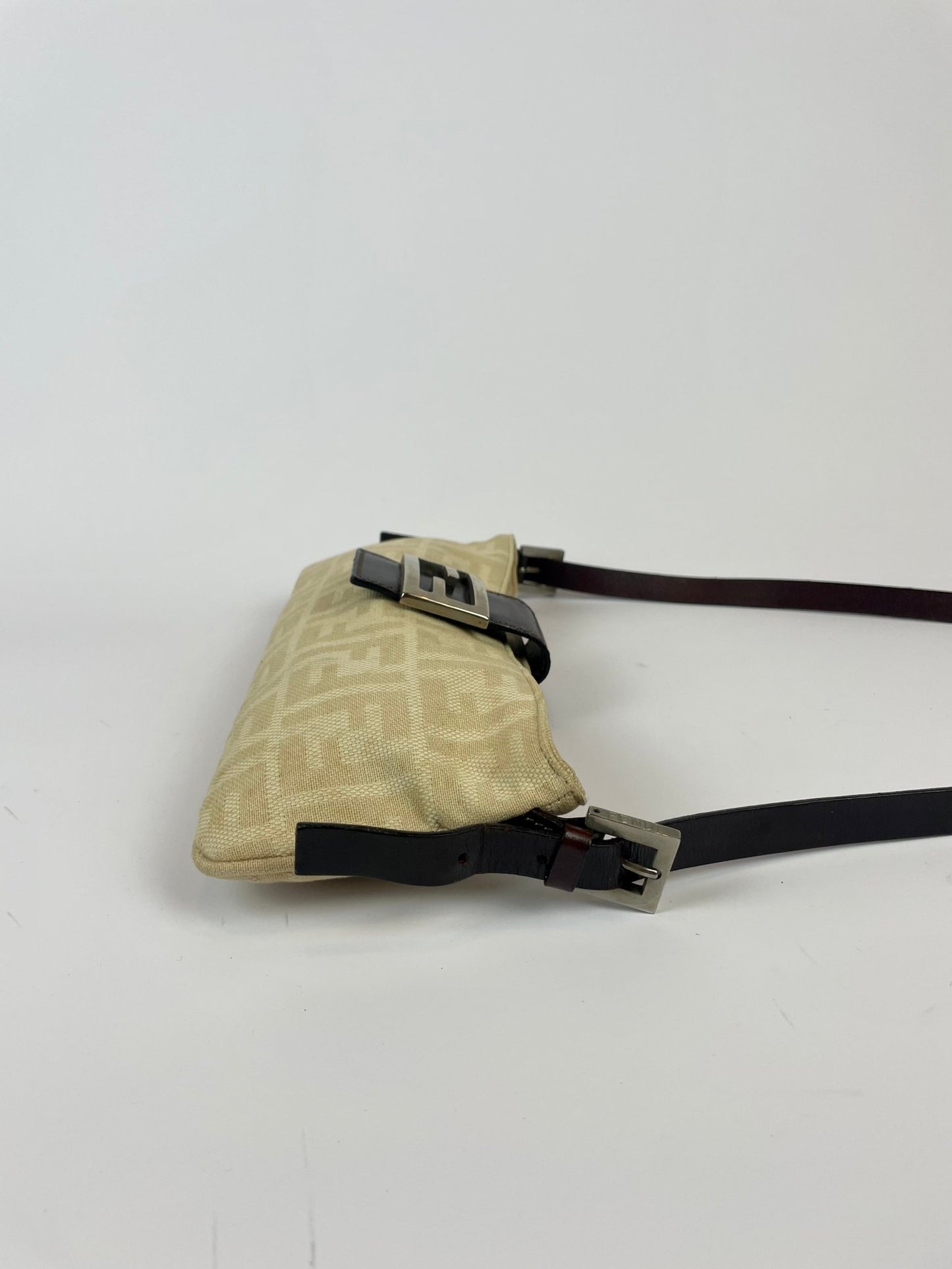 The Vintage Bag Fendi Zucca Monogram Skuldertaske
