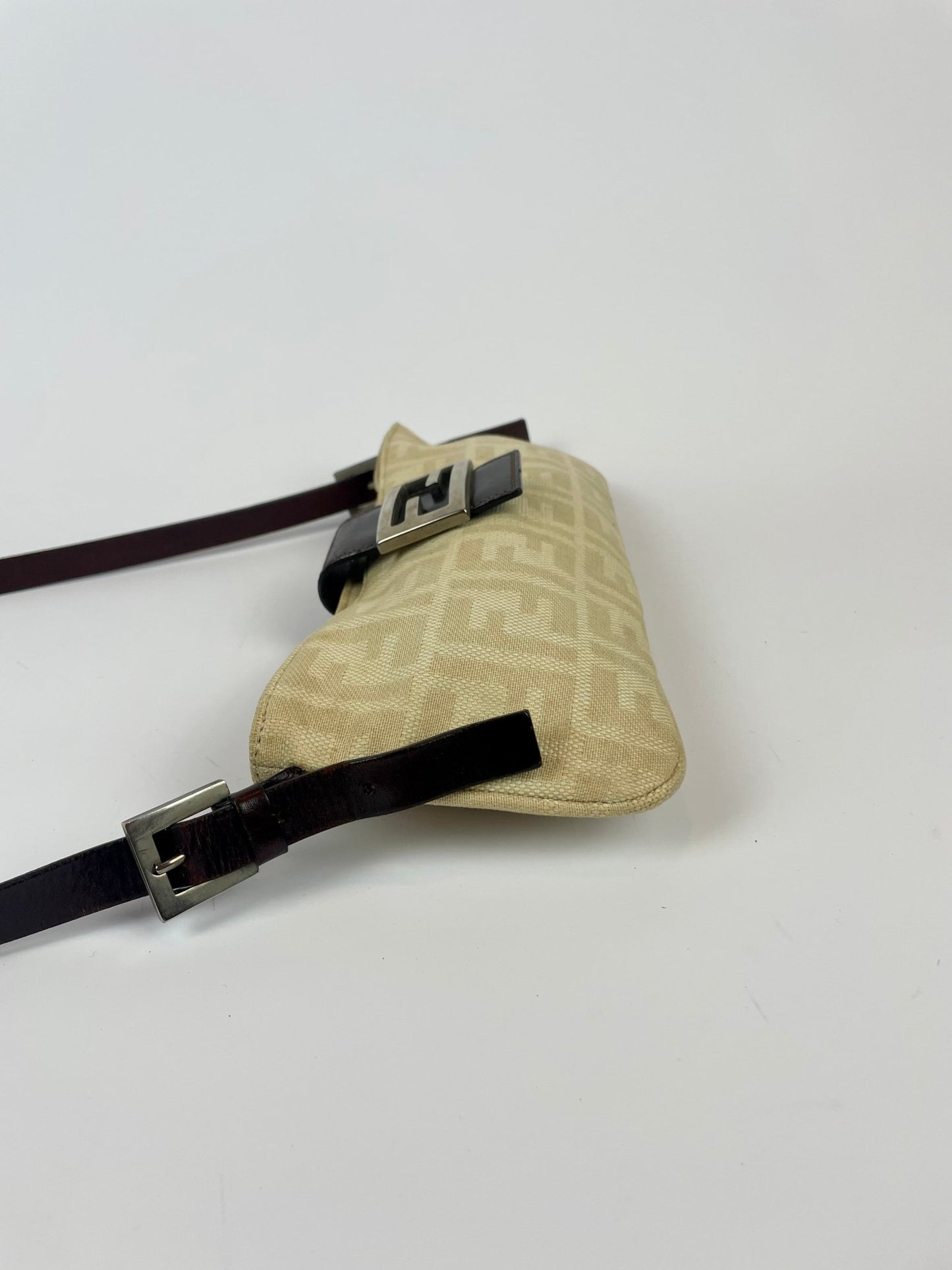 The Vintage Bag Fendi Zucca Monogram Skuldertaske