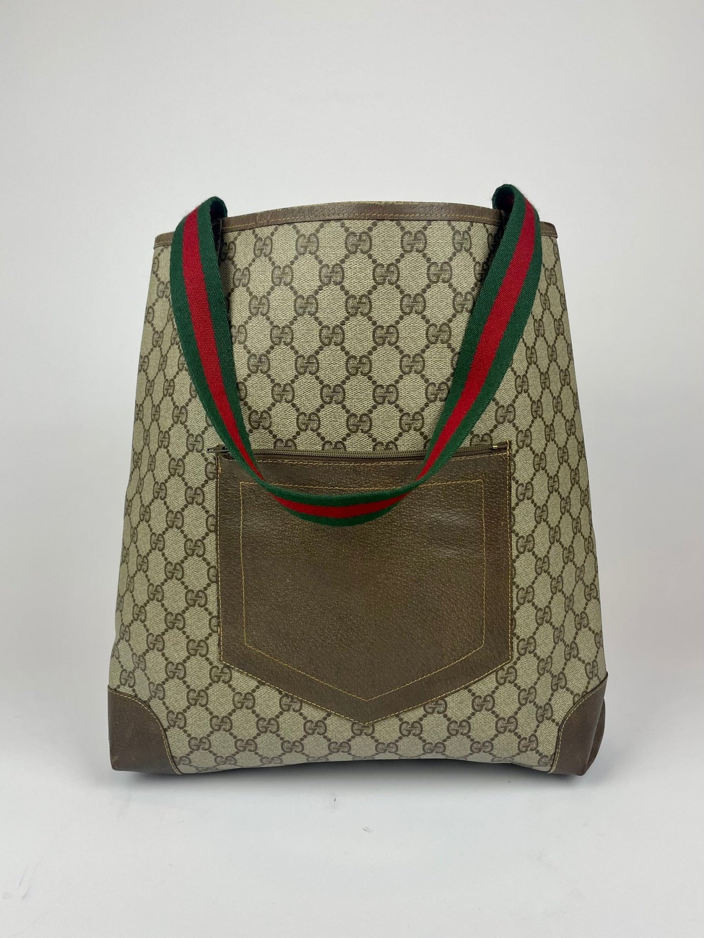 The Vintage Bag Gucci Sherry Line Tote