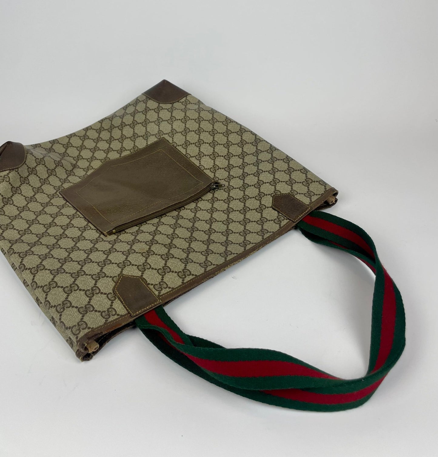 The Vintage Bag Gucci Sherry Line Tote