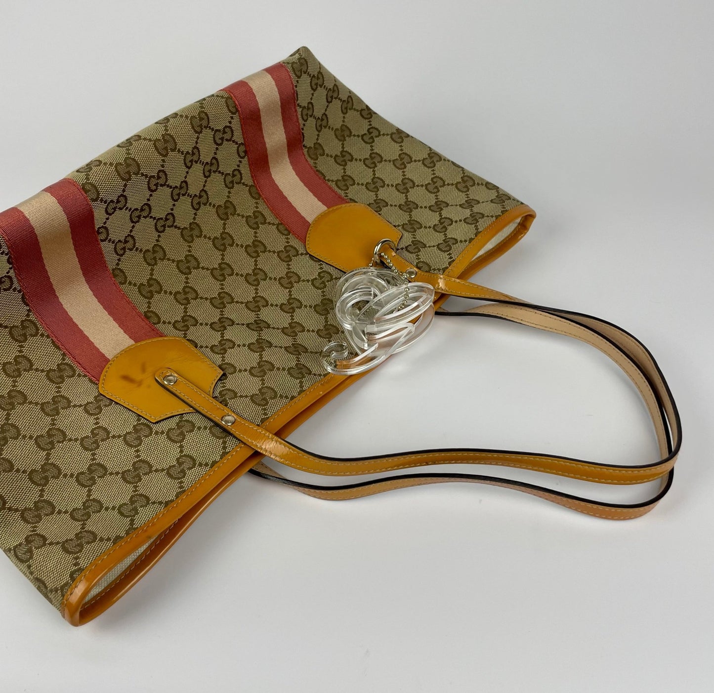The Vintage Bag Gucci Sherry Line Tote
