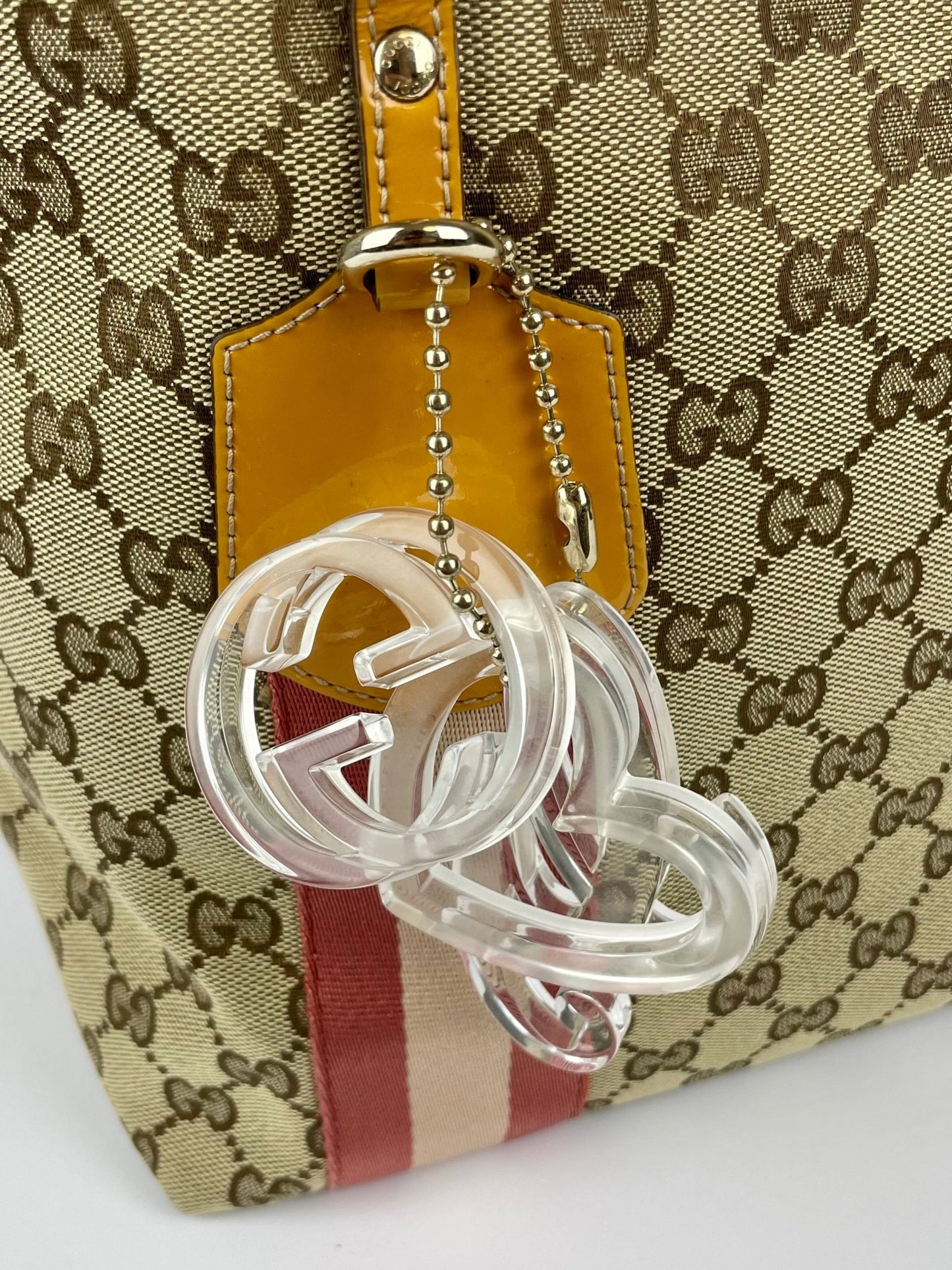 The Vintage Bag Gucci Sherry Line Tote