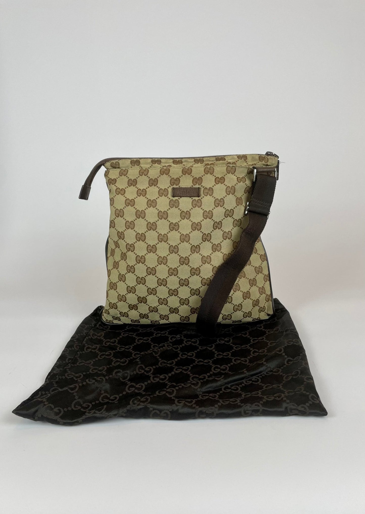 The Vintage Bag Gucci GG Monogram Crossbody Bag