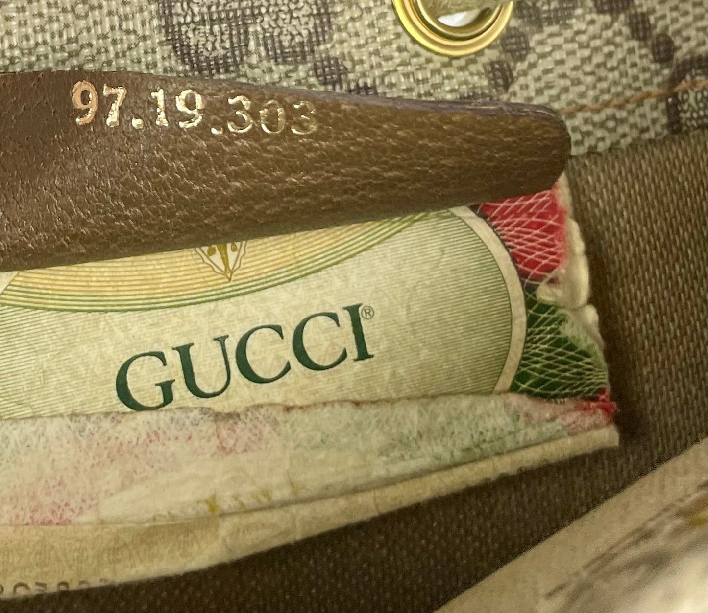 The Vintage Bag Gucci Drawstring Taske