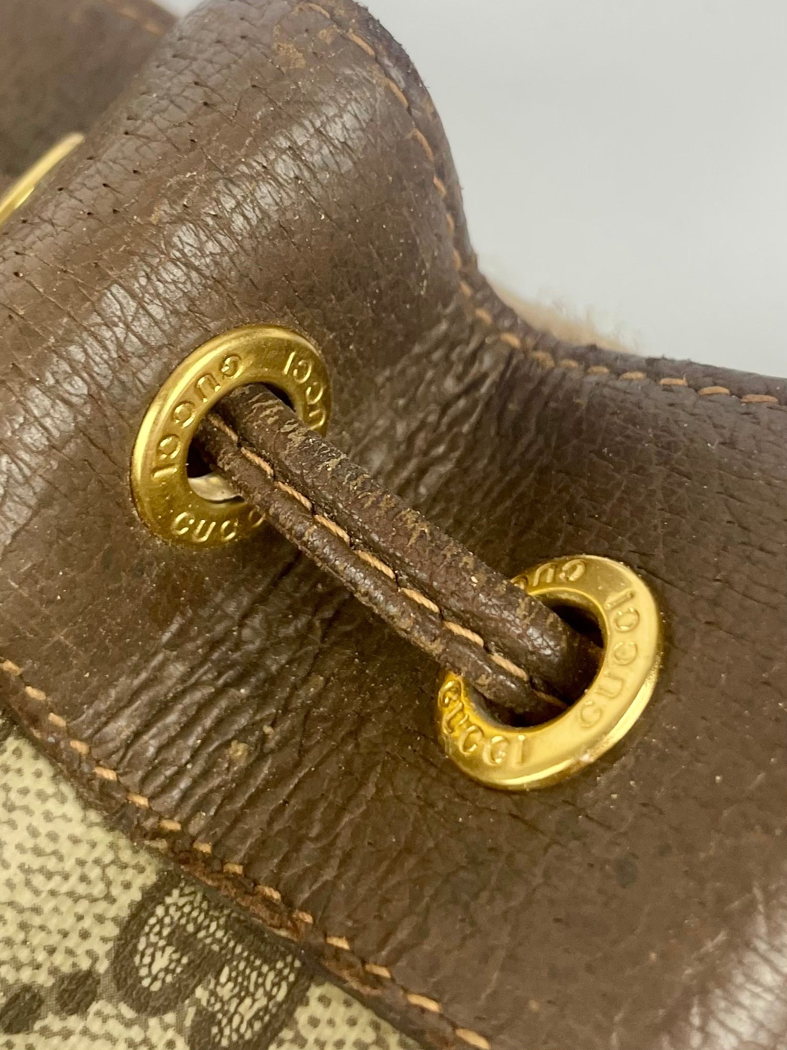 The Vintage Bag Gucci GG Monogram Mulepose