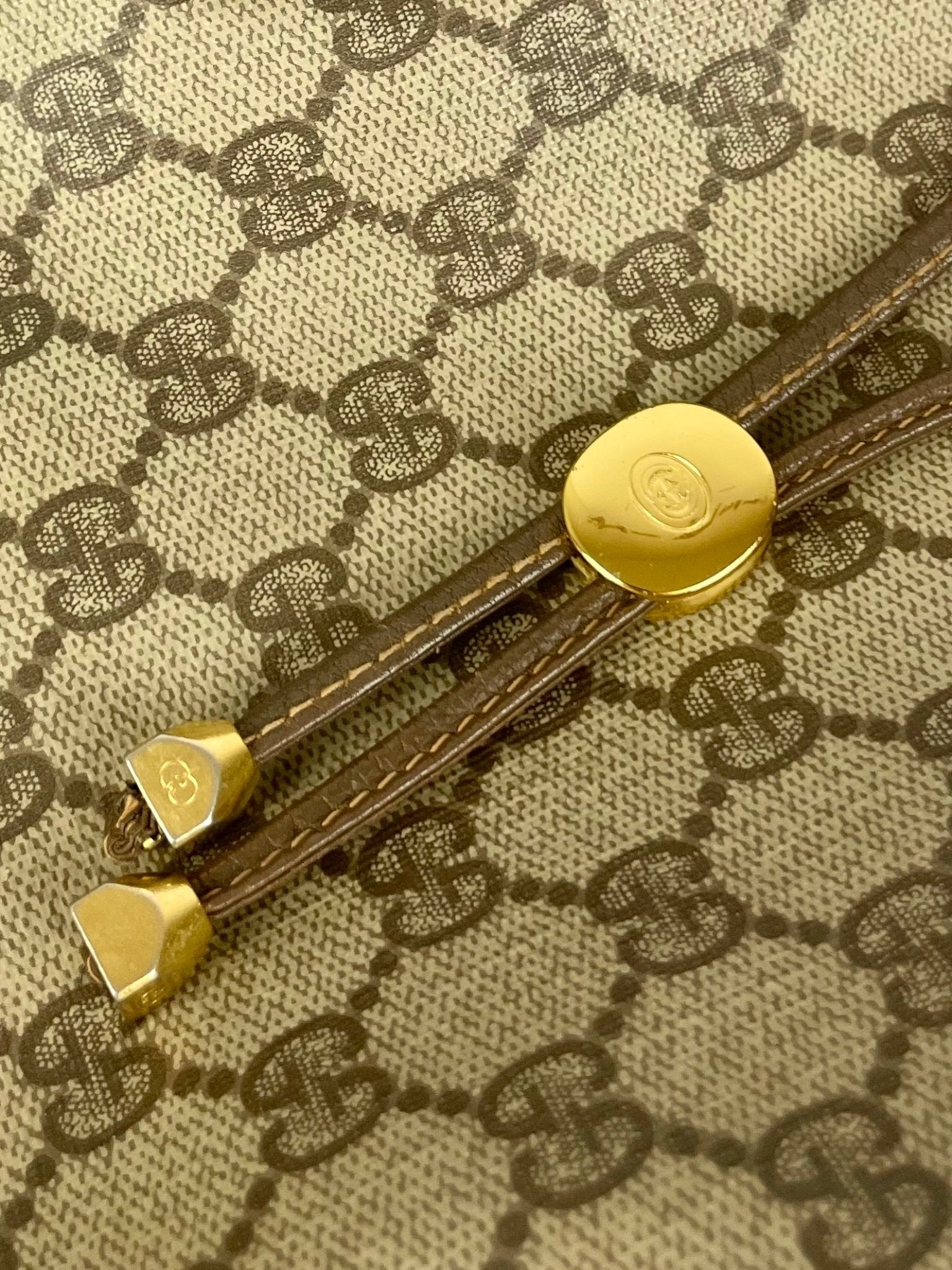The Vintage Bag Gucci GG Monogram Mulepose
