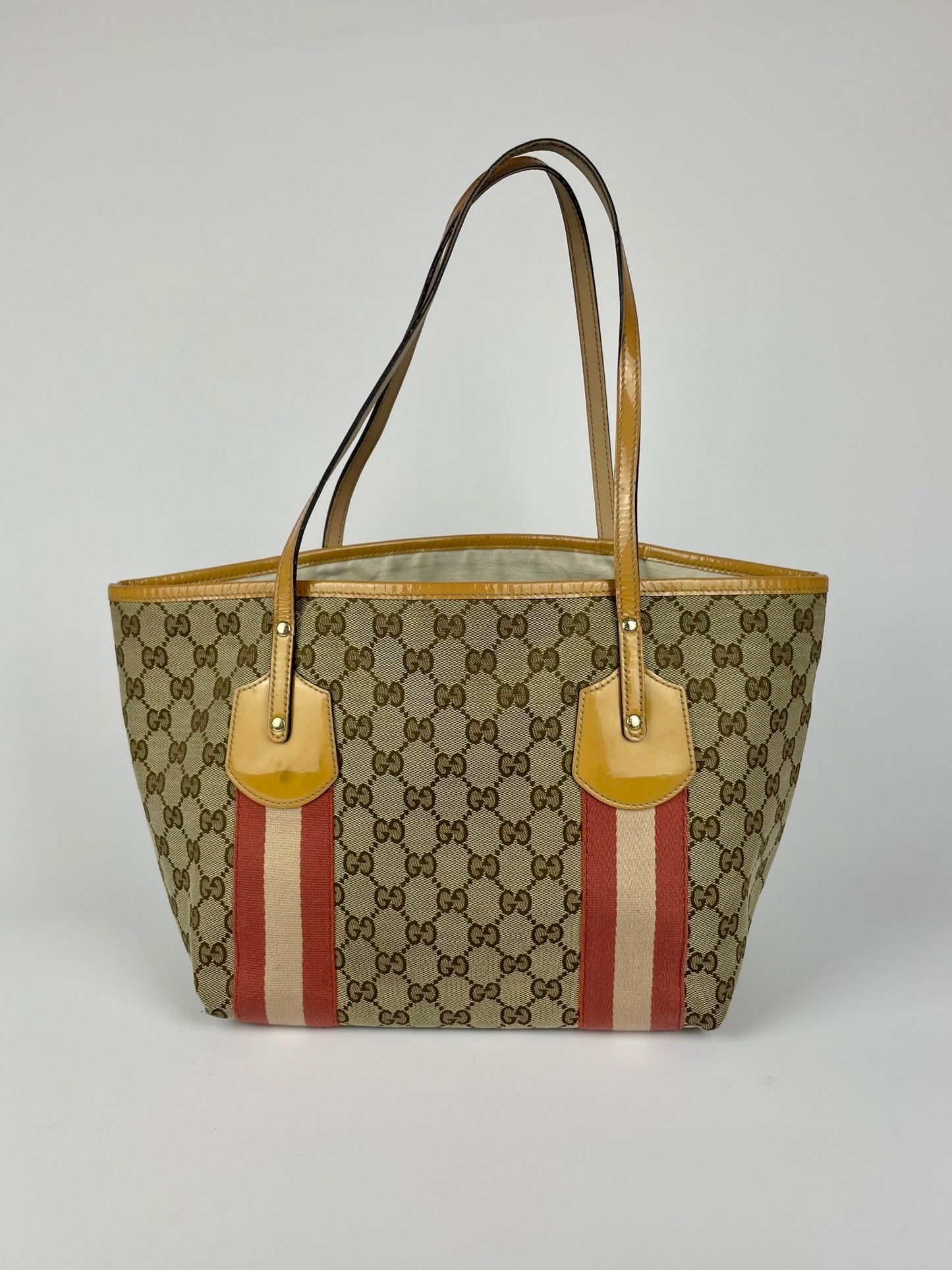 The Vintage Bag Gucci Sherry Line Tote