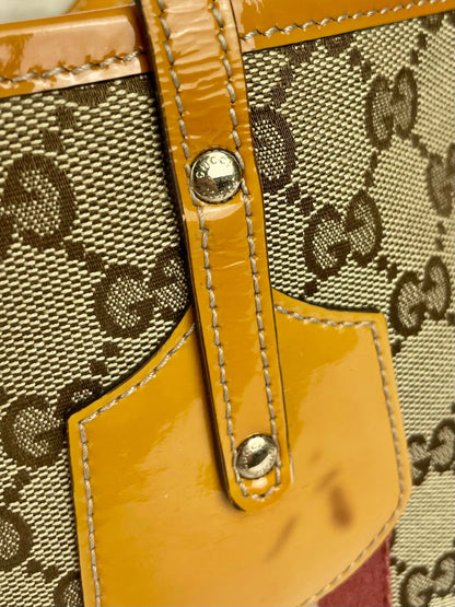 The Vintage Bag Gucci Sherry Line Tote