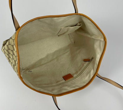The Vintage Bag Gucci Sherry Line Tote