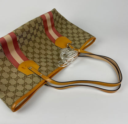 The Vintage Bag Gucci Sherry Line Tote