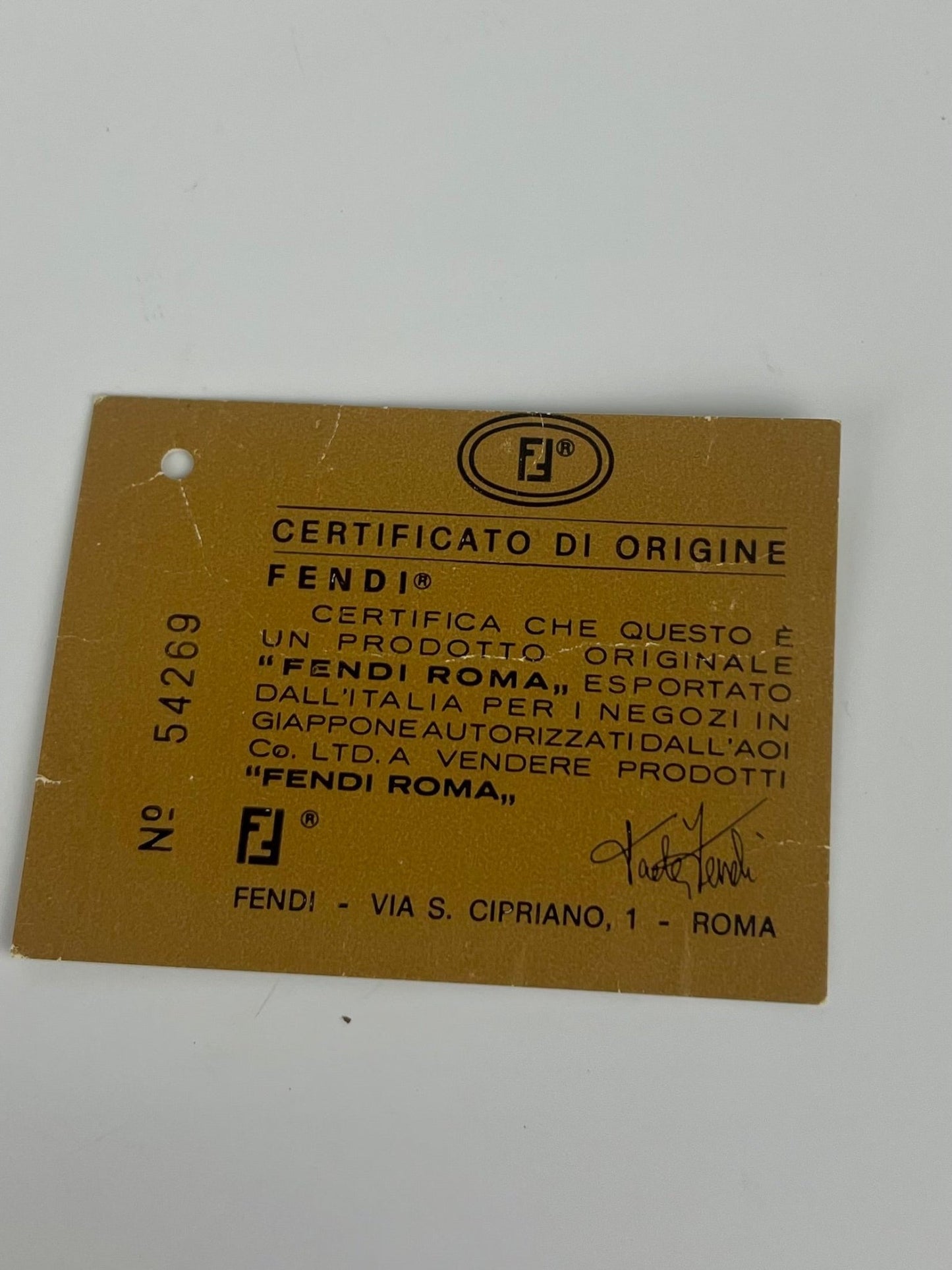 The Vintage Bag Fendi messenger crossbody