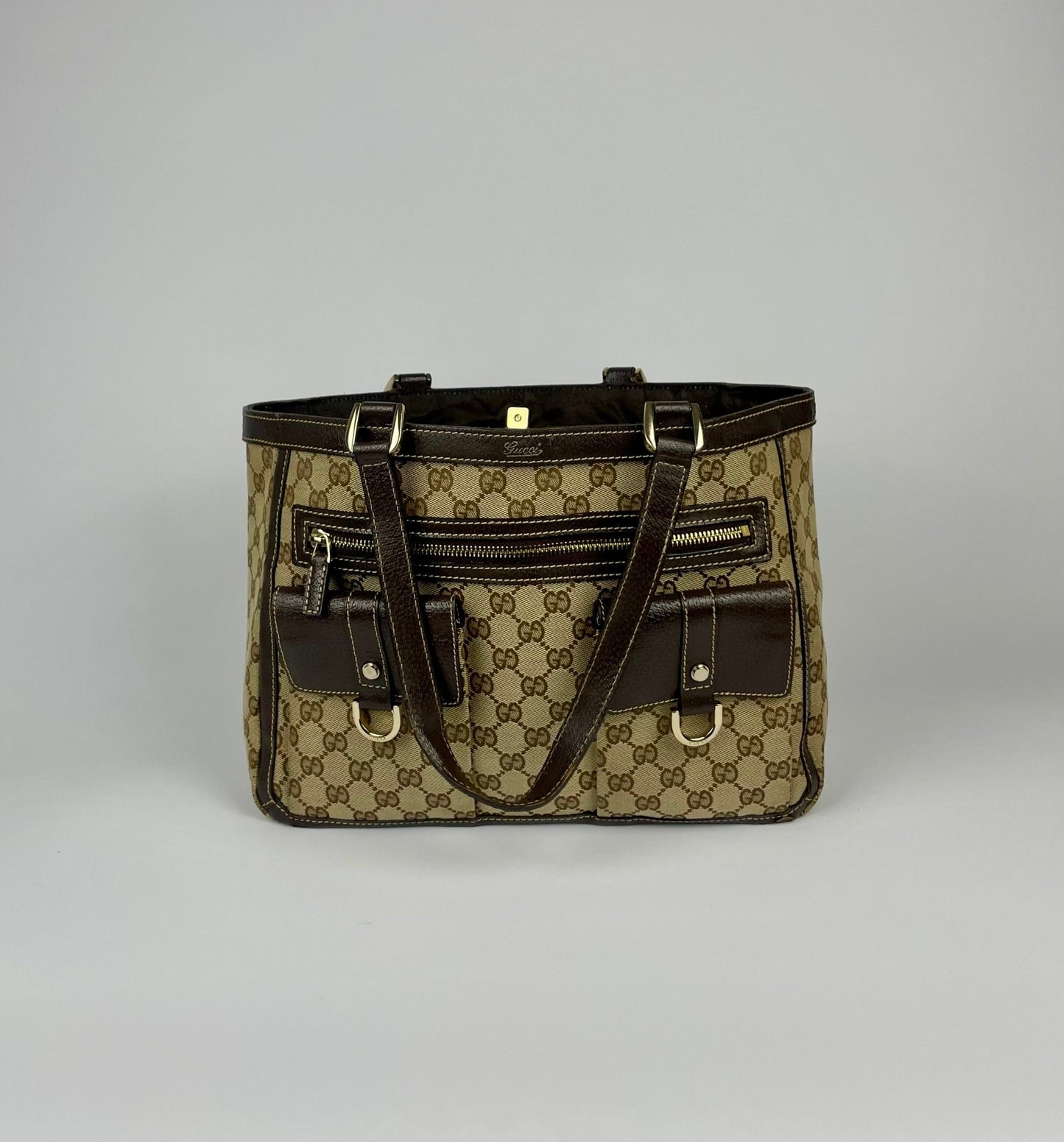 The Vintage Bag Gucci Abbey Skuldertaske