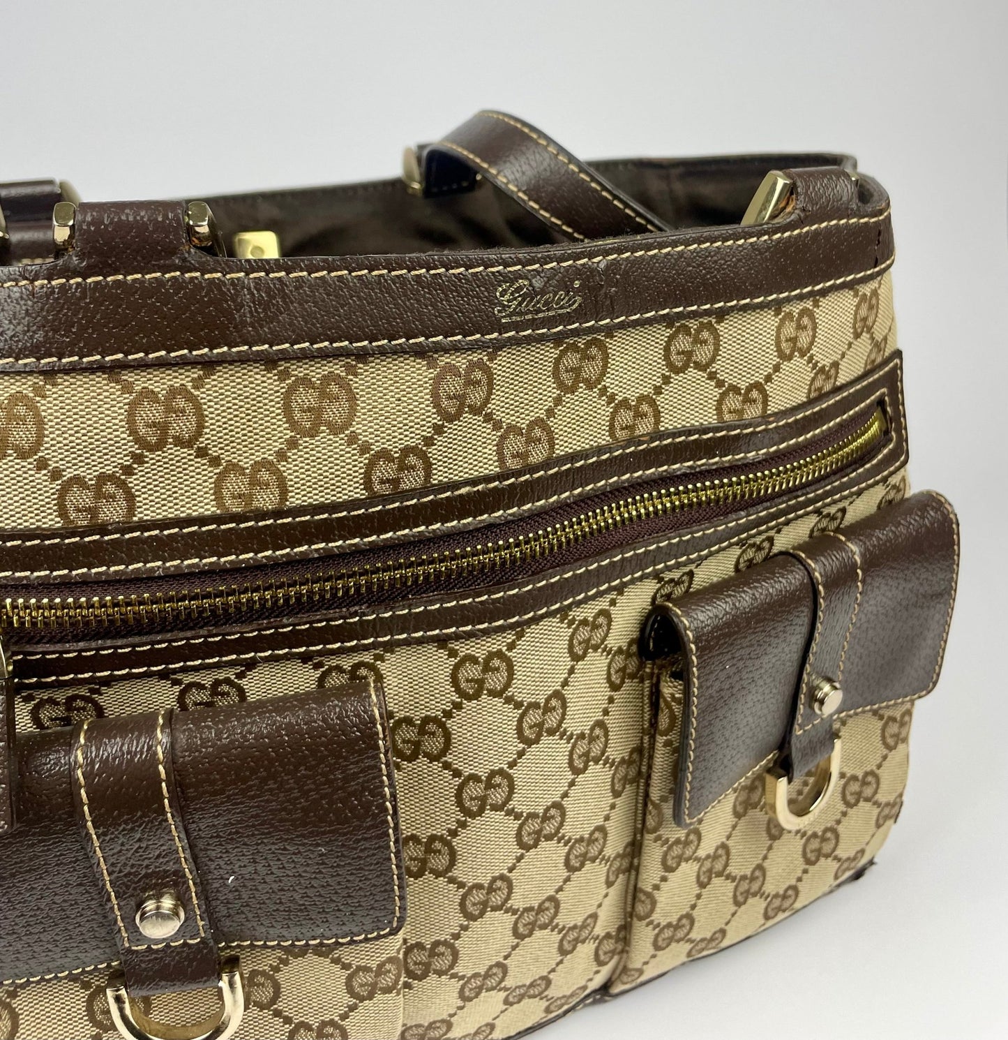 The Vintage Bag Gucci Abbey Skuldertaske