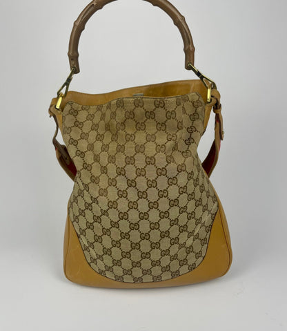 The Vintage Bag Gucci Bamboo Sherry Line Skuldertaske