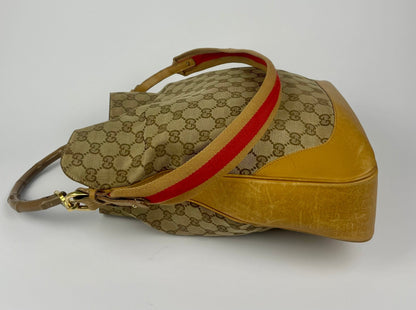 The Vintage Bag Gucci Bamboo Sherry Line Skuldertaske