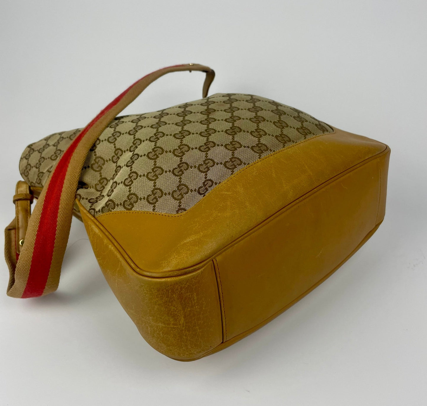 The Vintage Bag Gucci Bamboo Sherry Line Skuldertaske