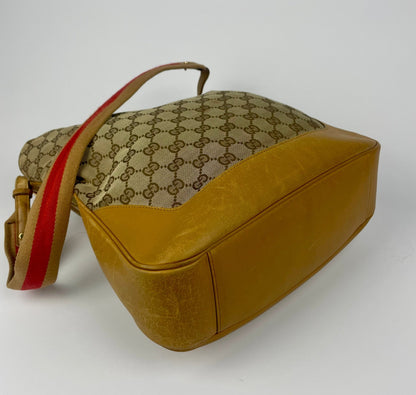 The Vintage Bag Gucci Bamboo Sherry Line Skuldertaske