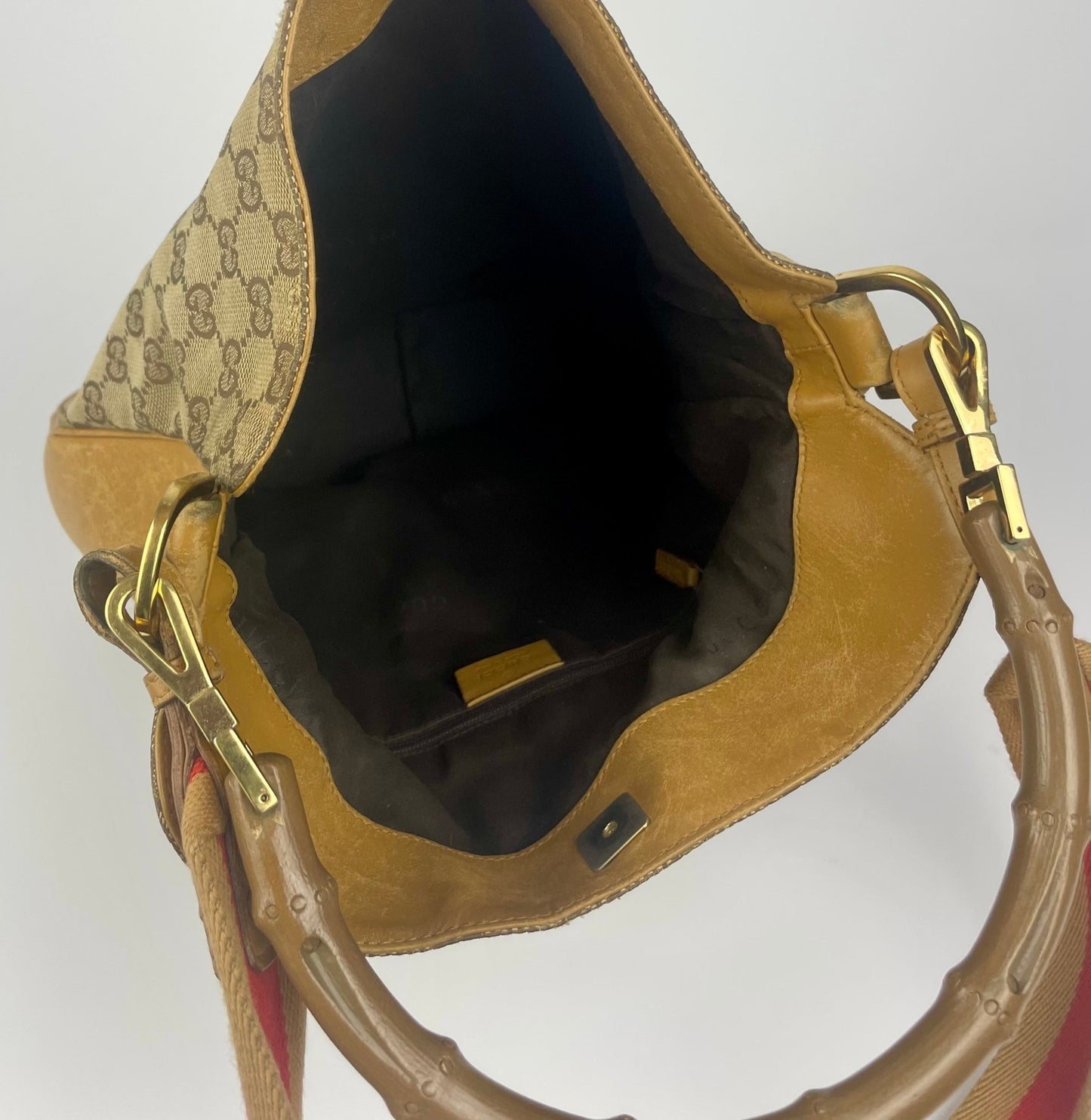 The Vintage Bag Gucci Bamboo Sherry Line Skuldertaske
