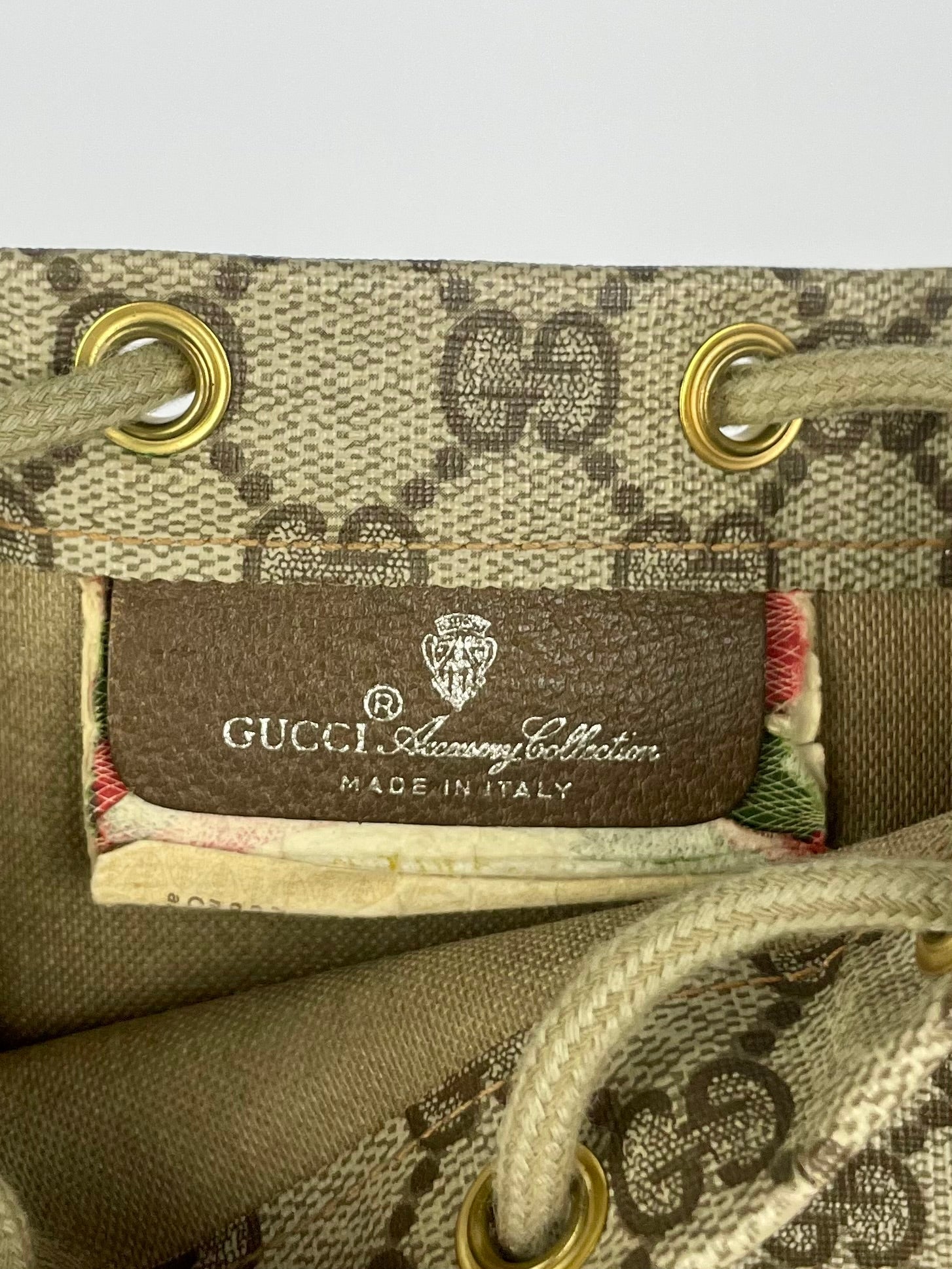 The Vintage Bag Gucci Drawstring Taske