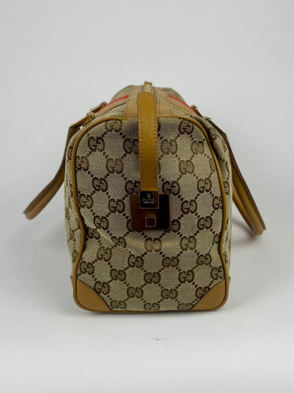 The Vintage Bag Gucci Sherry Line Boston Bag