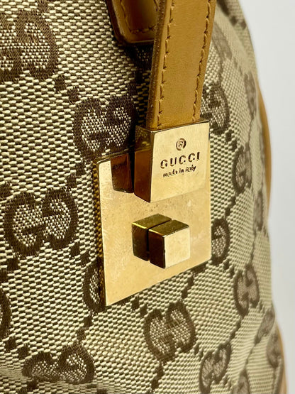 The Vintage Bag Gucci Sherry Line Boston Bag