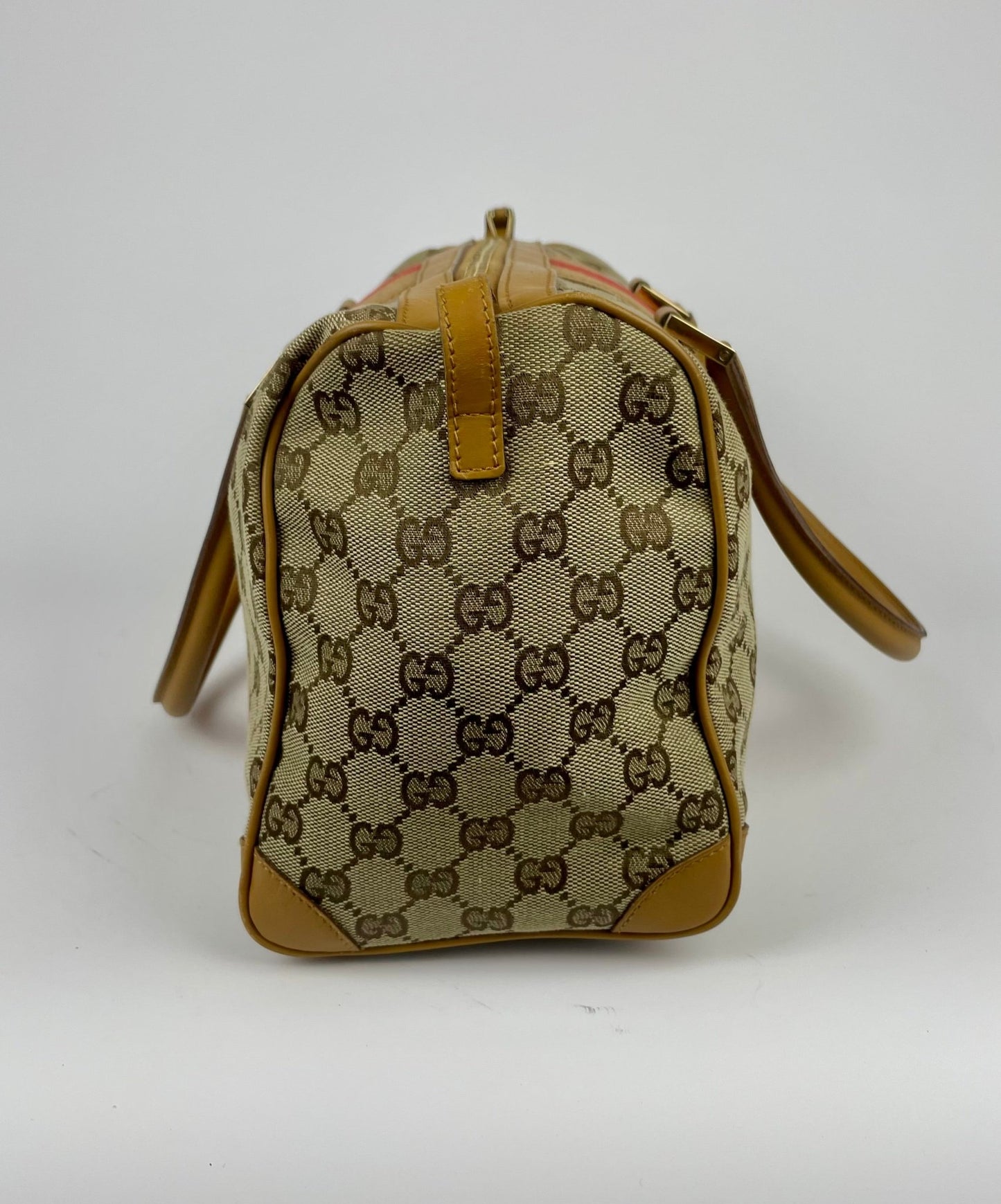 The Vintage Bag Gucci Sherry Line Boston Bag