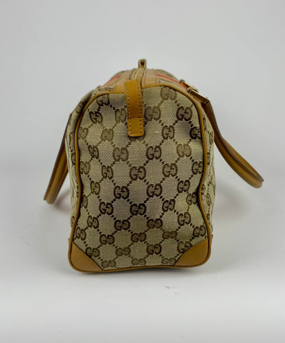 The Vintage Bag Gucci Sherry Line Boston Bag