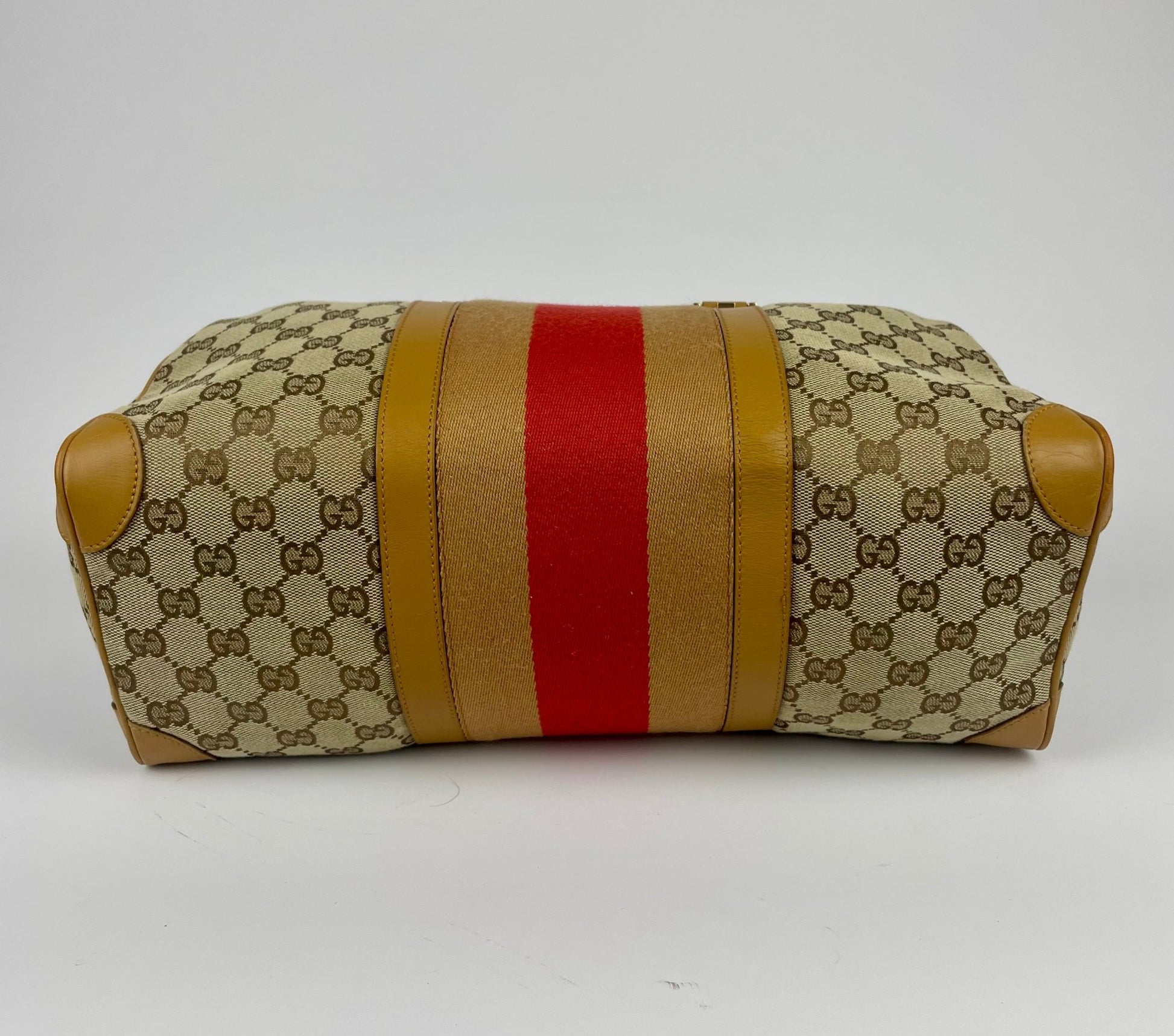 The Vintage Bag Gucci Sherry Line Boston Bag
