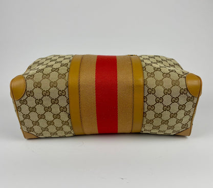 The Vintage Bag Gucci Sherry Line Boston Bag