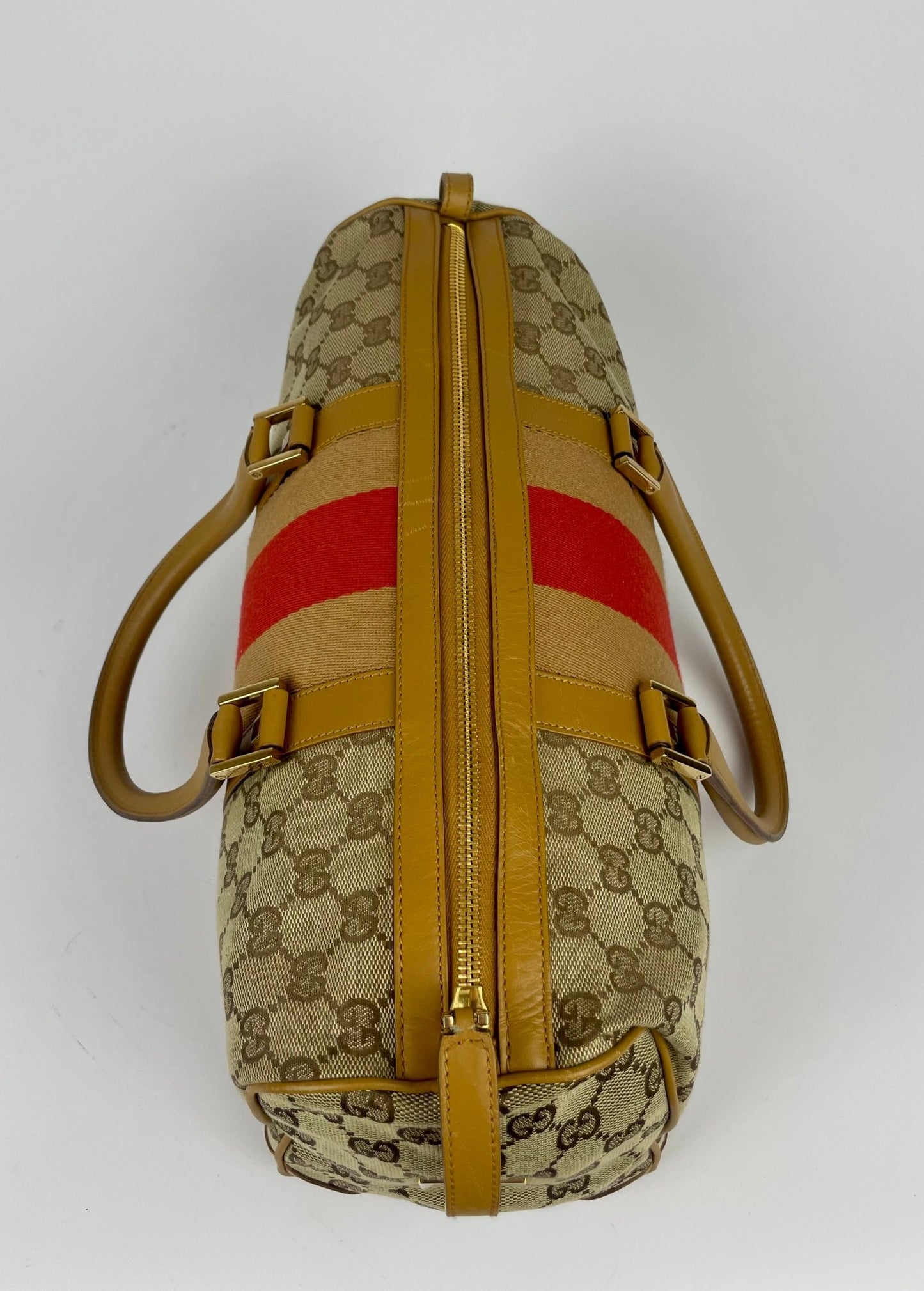 The Vintage Bag Gucci Sherry Line Boston Bag