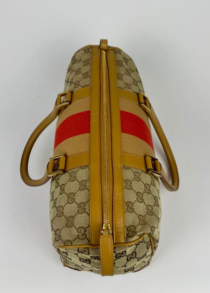 The Vintage Bag Gucci Sherry Line Boston Bag