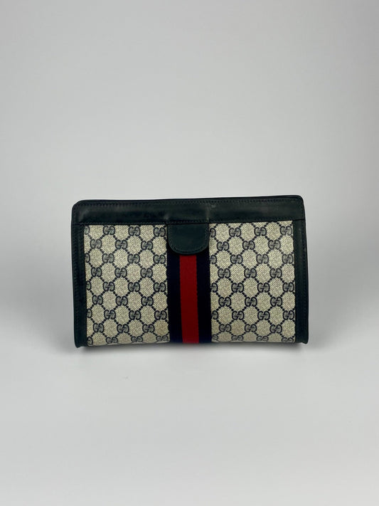 The Vintage Bag Gucci Sherry Line Clutch