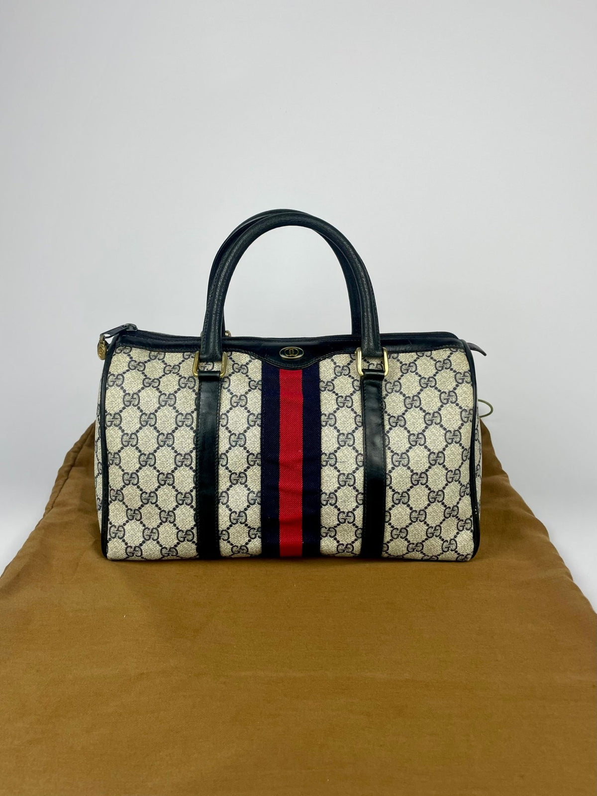 The Vintage Bag Gucci Sherry Line Mini Boston