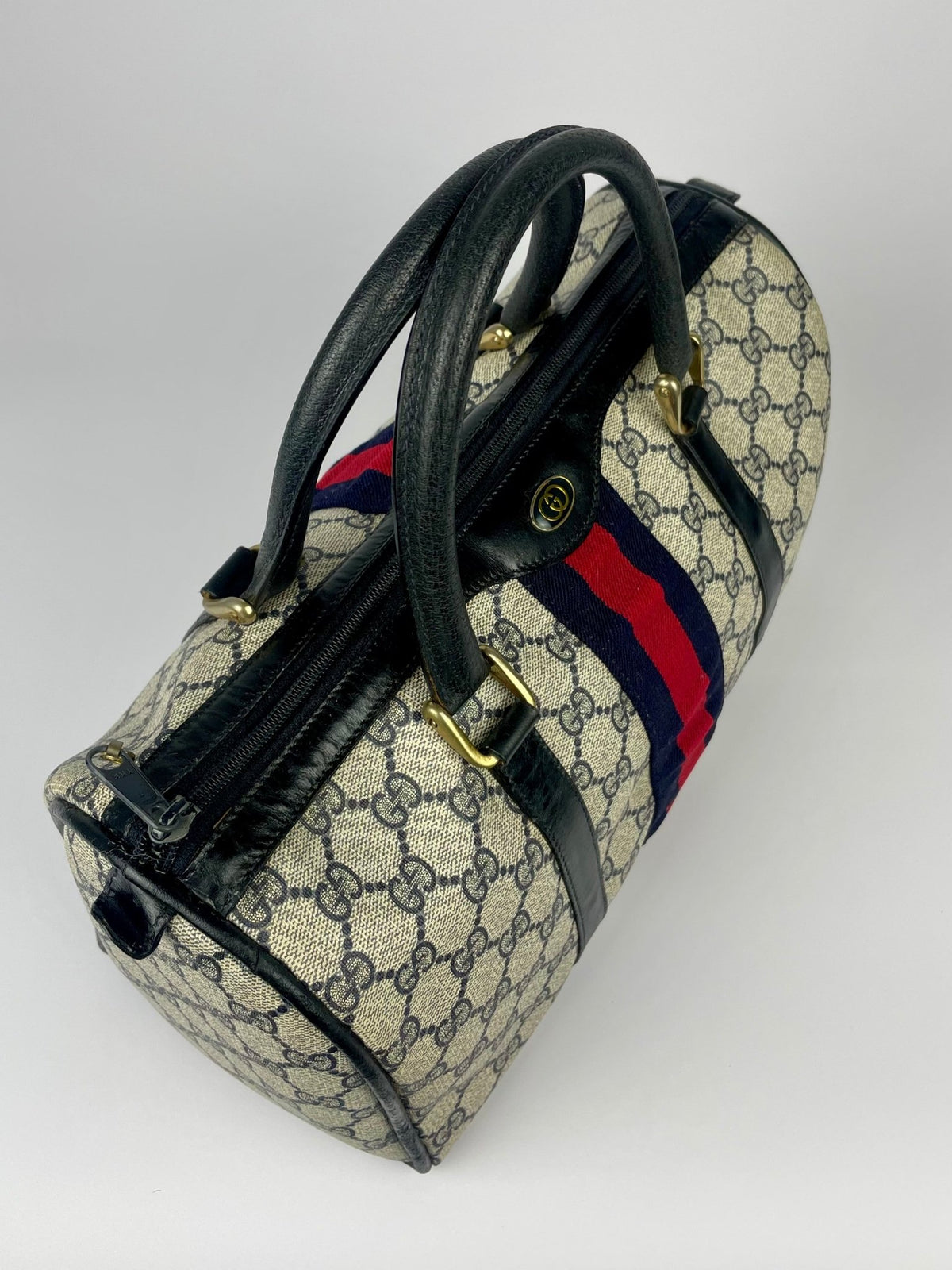 The Vintage Bag Gucci Sherry Line Mini Boston