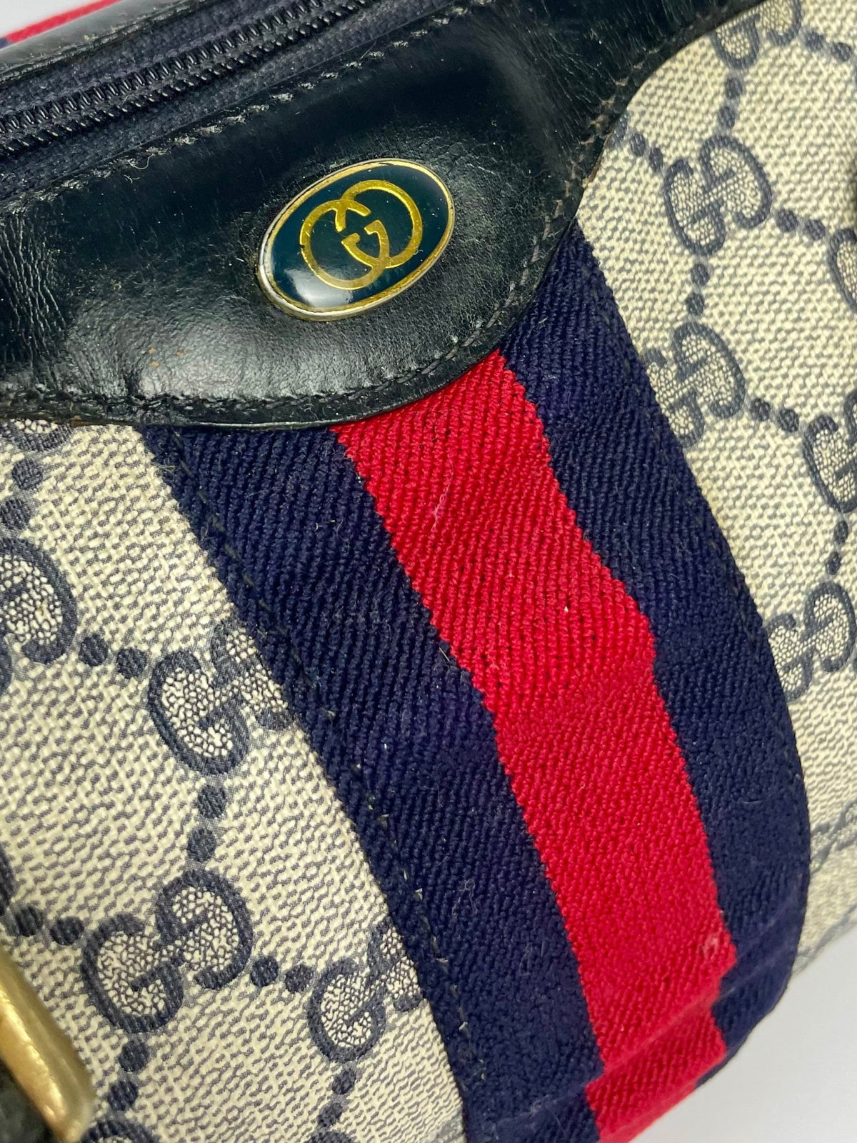 The Vintage Bag Gucci Sherry Line Mini Boston