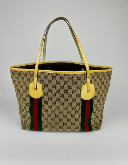 The Vintage Bag Gucci Sherry Line Shopper