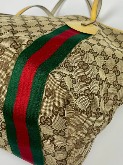 The Vintage Bag Gucci Sherry Line Shopper