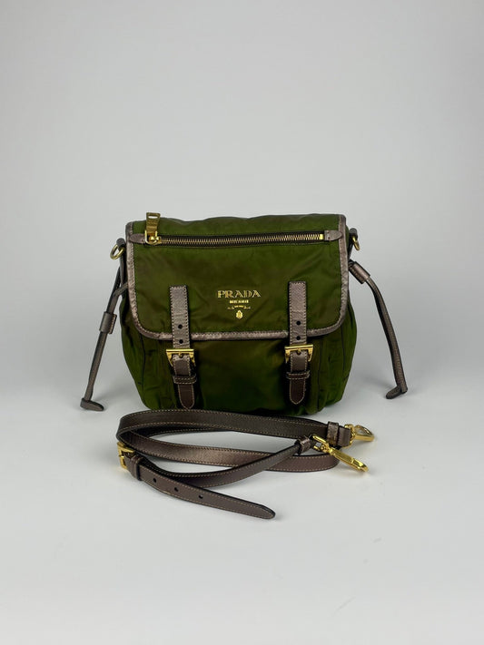 The Vintage Bag Prada Tessuto Messenger